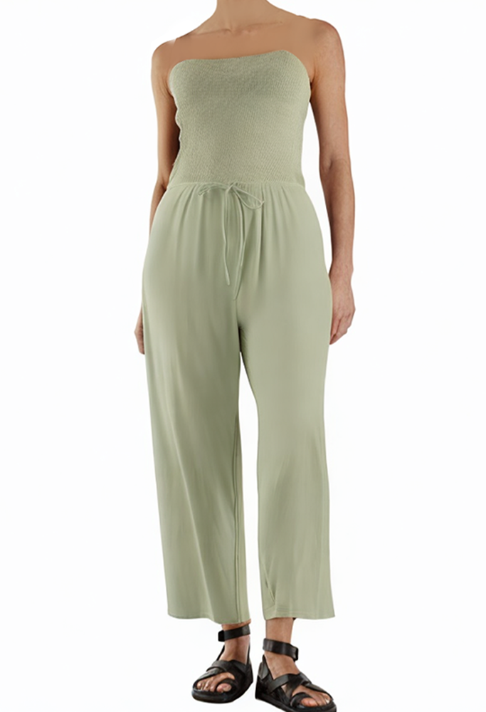 green-bandeau-bodysuit-with-pleated-waist