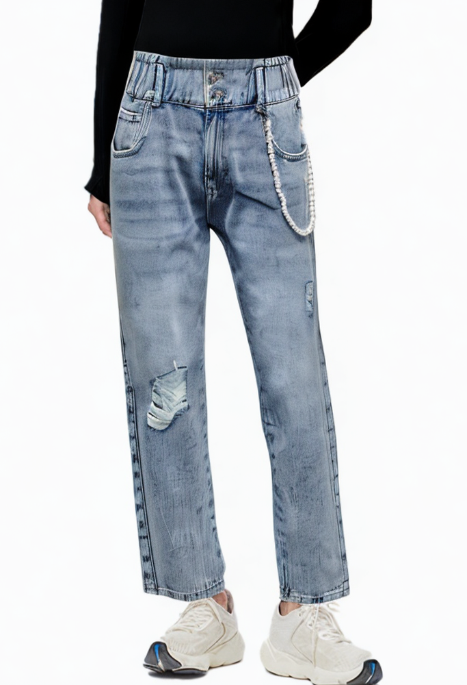 pearl-embellished-skinny-blue-leg-zipper-placket-womens-jeans