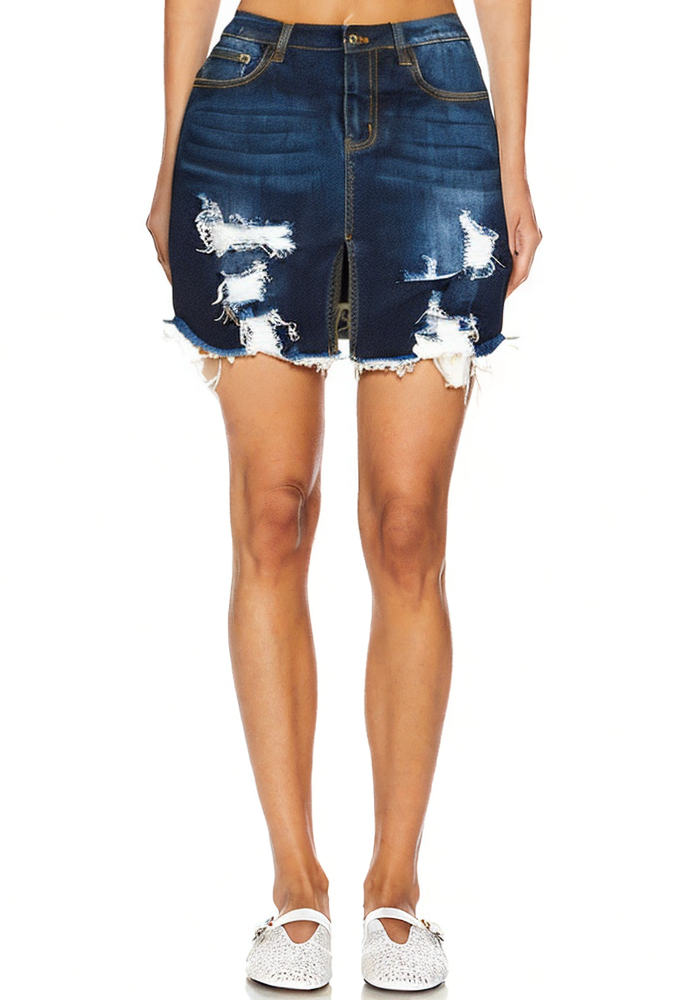 dark-wash-denim-pencil-skirt-with-front-slits