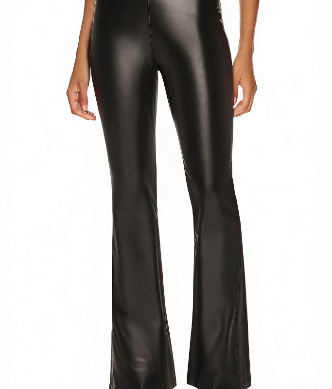 womens-faux-leather-skinny-stretch-pu-flared-pants