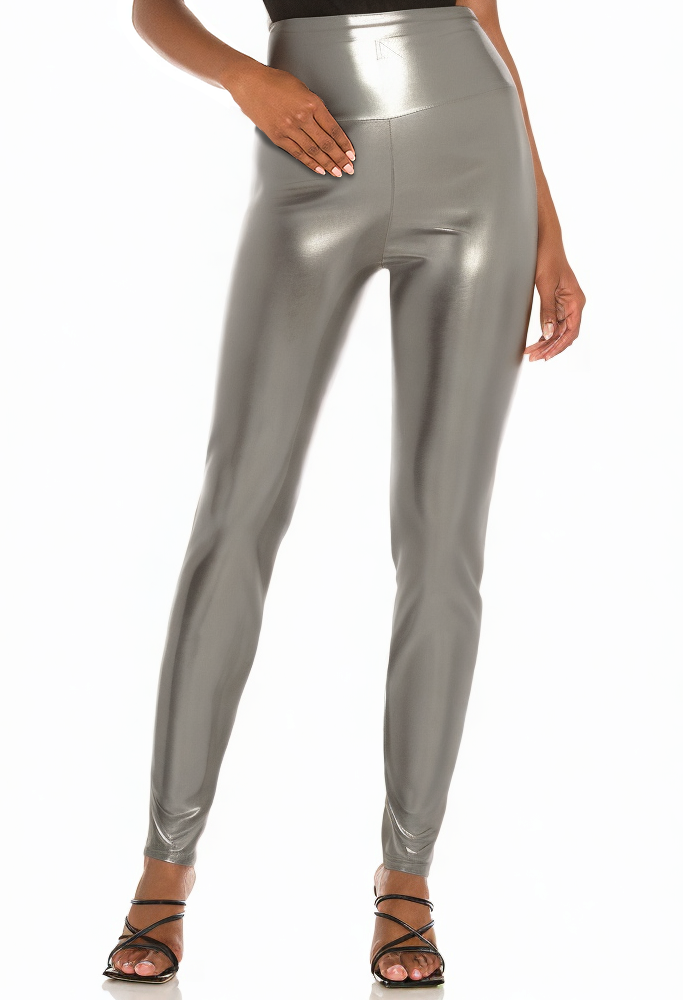 grey-shimmer-high-rise-stretch-leather-pants