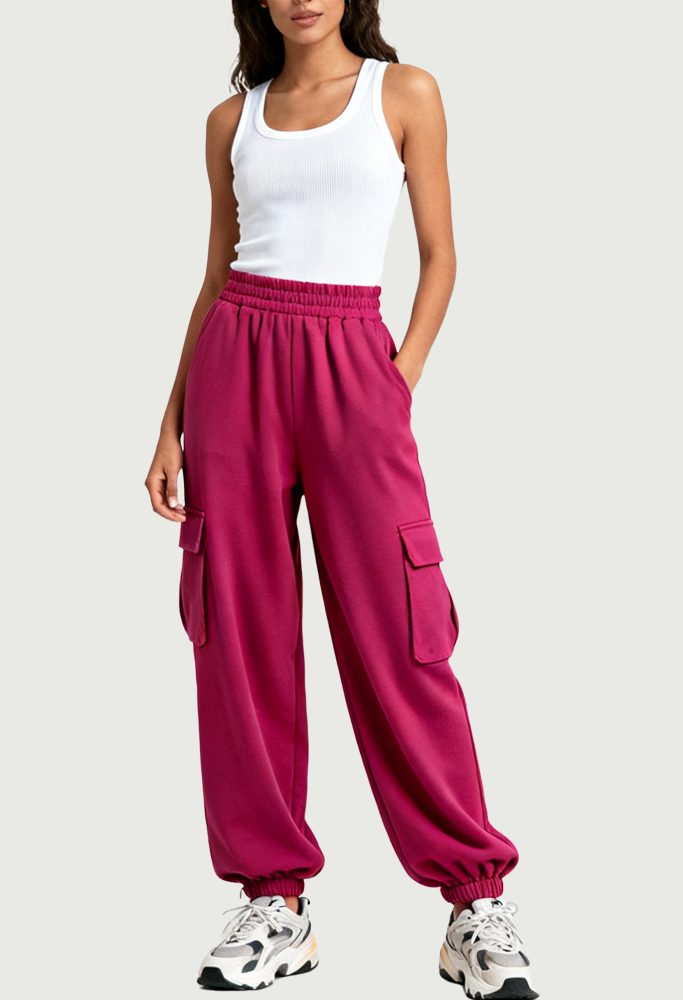 bright-style-multi-pocket-cuffed-wide-leg-womens-sports-pants