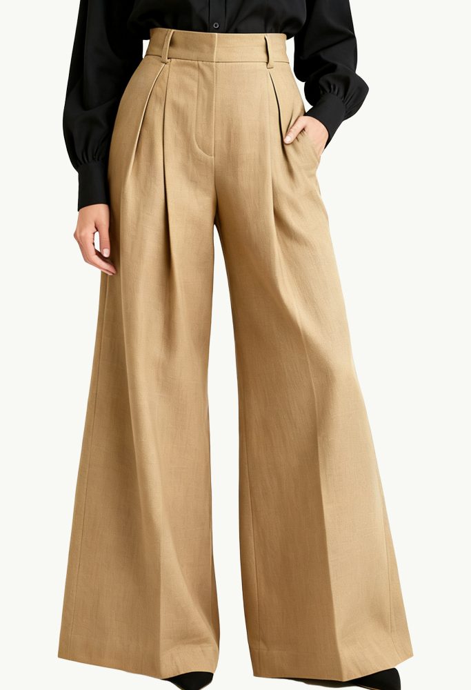 sleek-cut-slimming-leg-shaping-commuter-versatile-comfortable-loose-pants